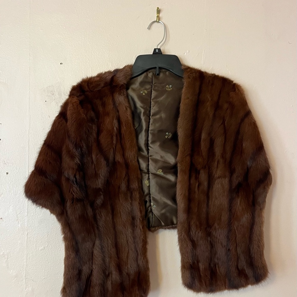 Vintage Brown Fur Stole
